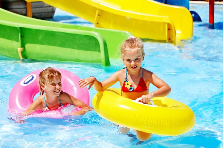 children at the Water Park