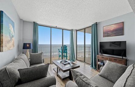 Crescent Sands in Windy Hill C6 living room with ocean views