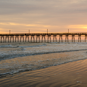 sunset in north myrtle beach