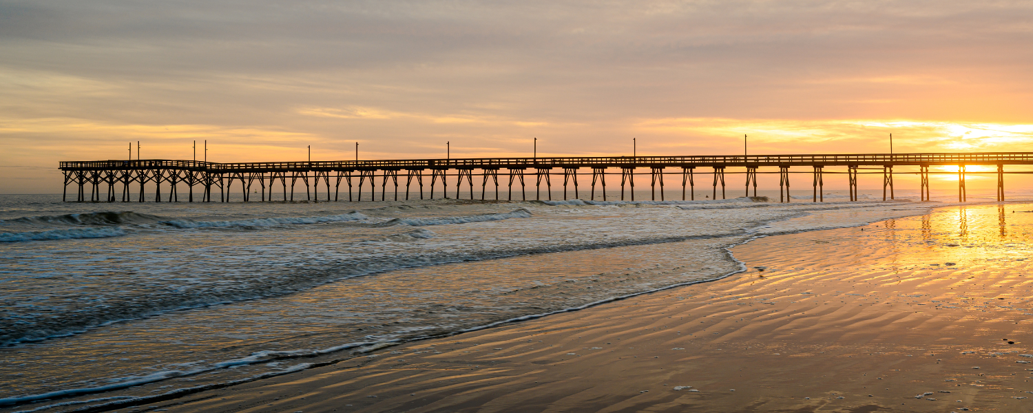 sunset in north myrtle beach