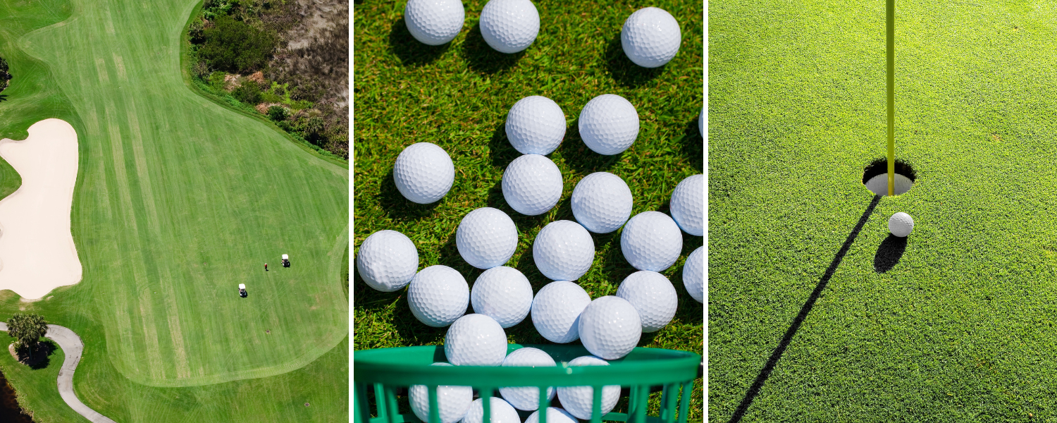 grid of golf images