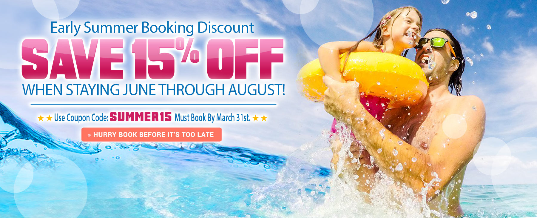 Early Summer Savings Vacation Rentals