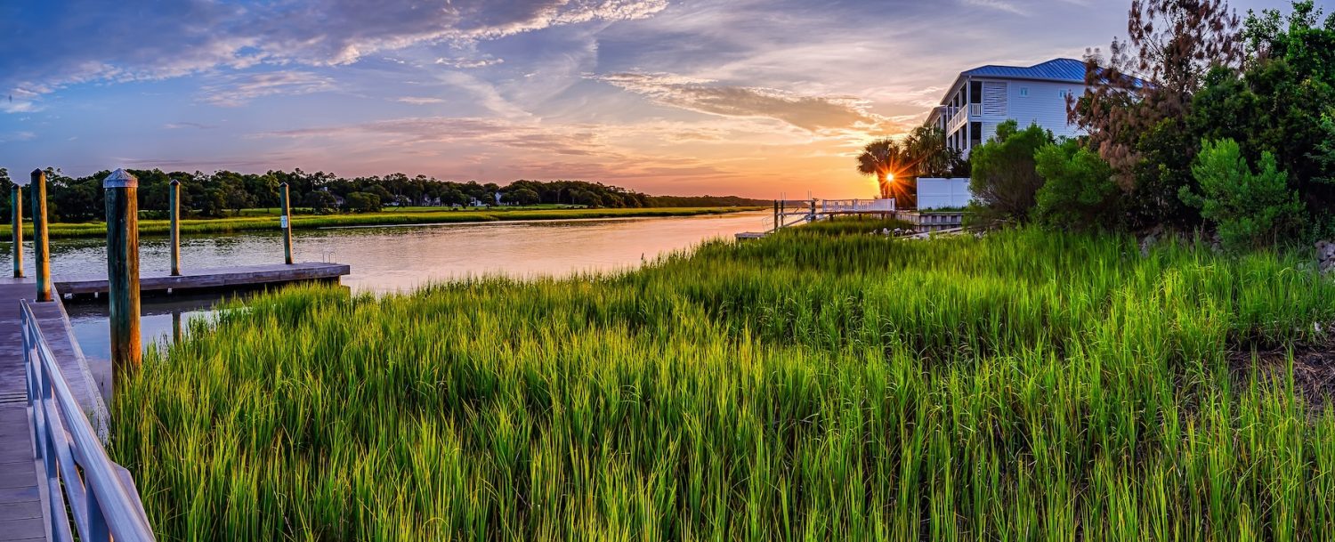 Cherry Grove Boat Ramp Sunrise Norht Myrtle Beach South Carolina
