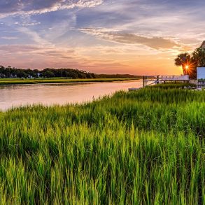 Cherry Grove Boat Ramp Sunrise Norht Myrtle Beach South Carolina