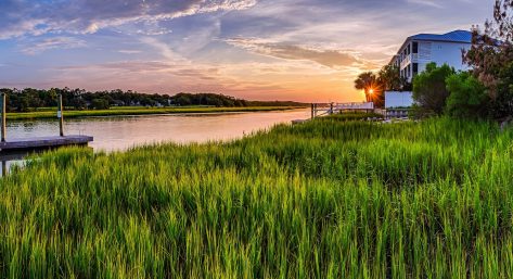 Cherry Grove Boat Ramp Sunrise Norht Myrtle Beach South Carolina